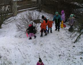 Hrajeme si na sněhu